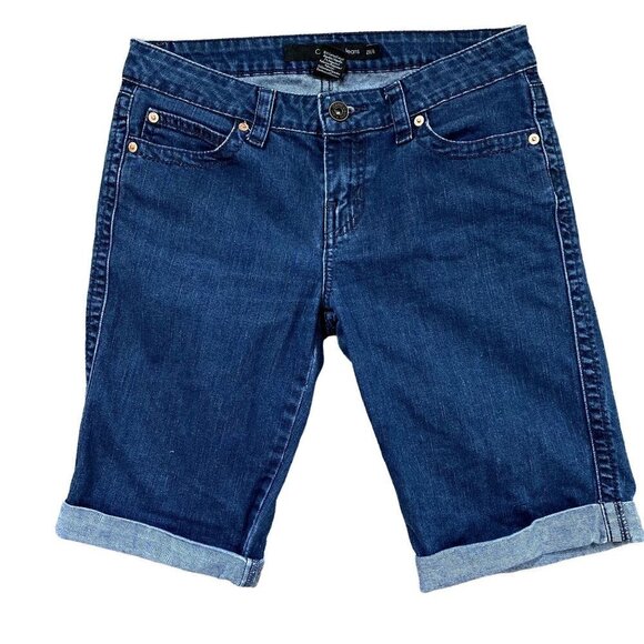 Calvin Klein Straight Denim Shorts | Blue | Size 28/6 - Picture 7 of 11